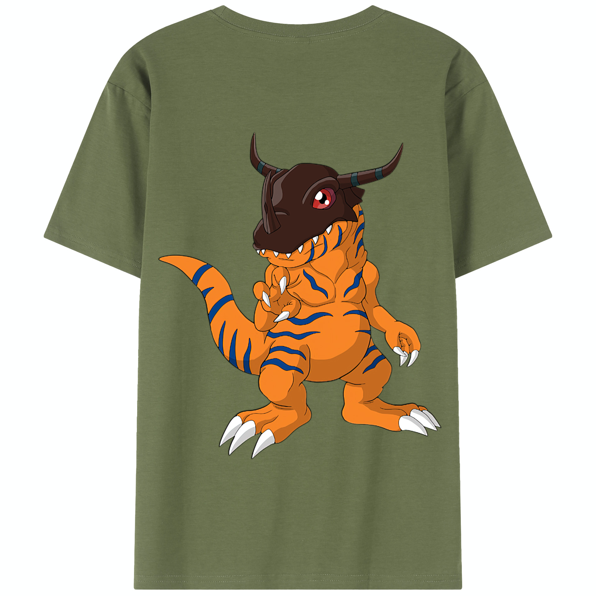 （画像用） Digimon デジタルモンスター/デジモン 綿100％半袖Tシャツ（背面プリント）